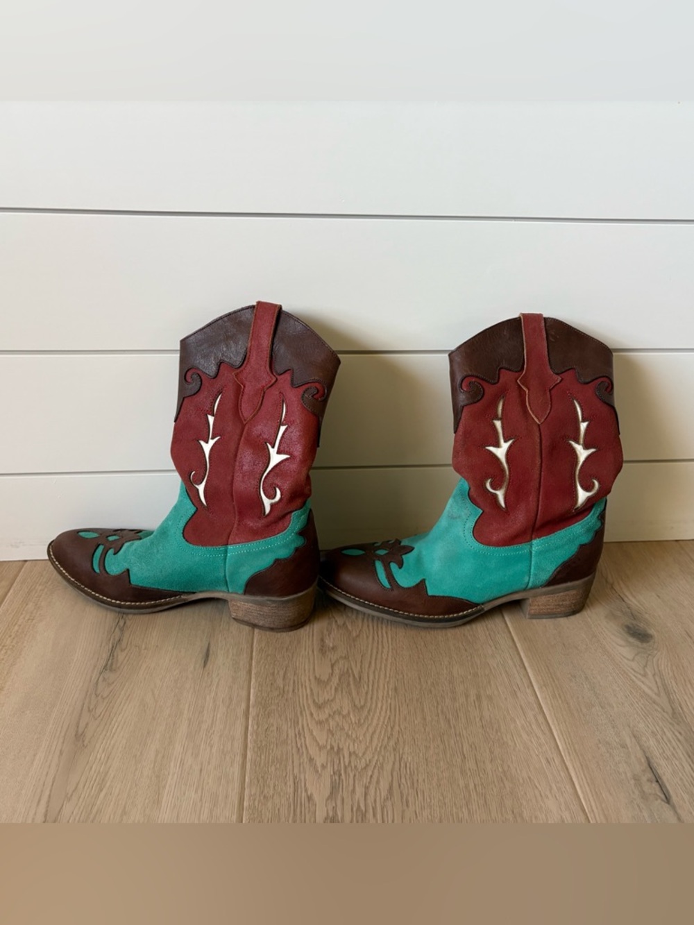 Diego di lucca Turquoise cowgirl boots sz 7.5